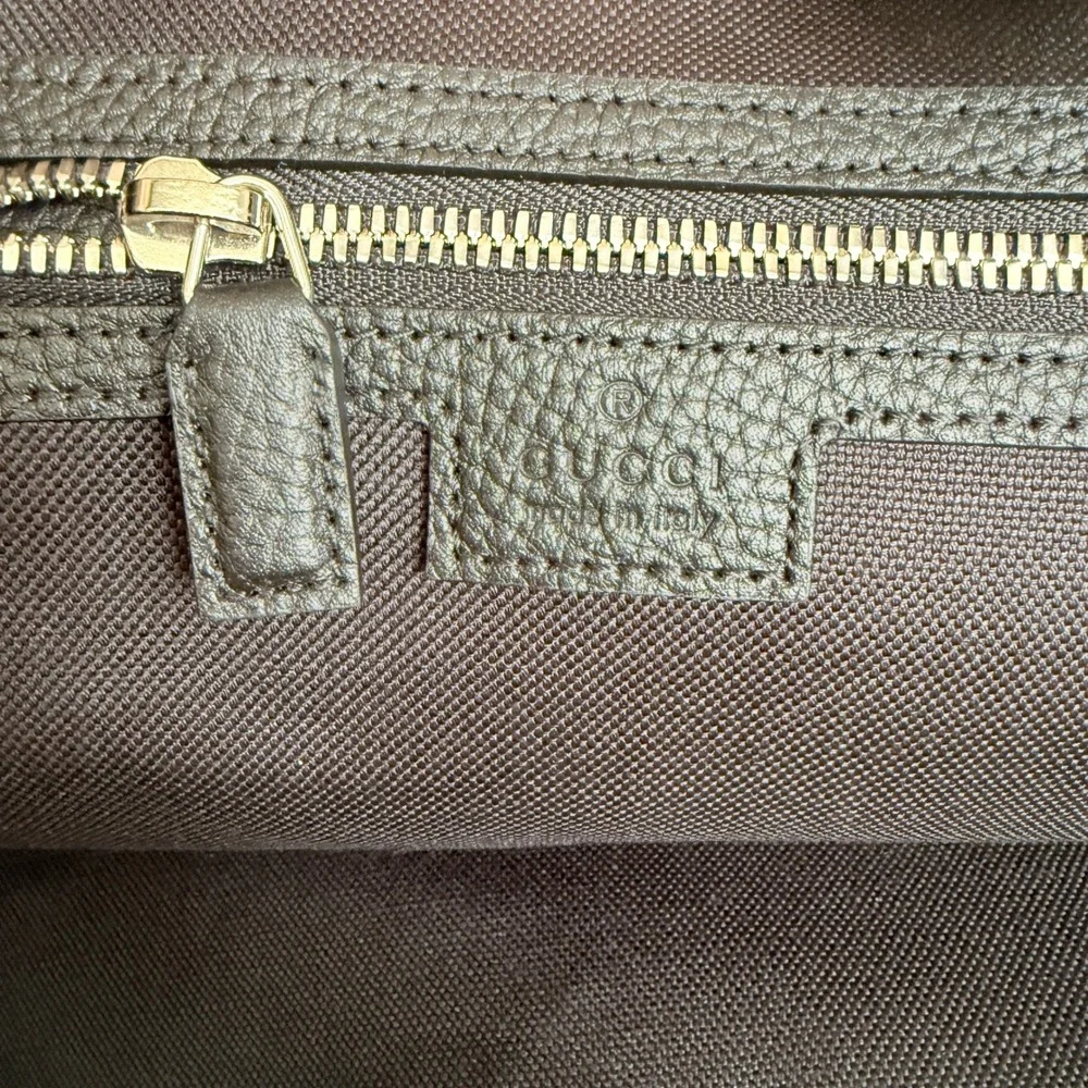 Gucci 816753 Black Leather Maxi Tote Bag web detail NWT